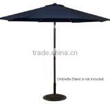 Navy Blue 3M Fabric Patio Market Umbrella thumbnail-1