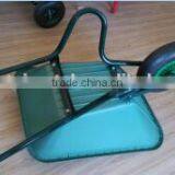 150KG Loading Europe Plastic Bucket Tray Garden Tools Wheelbarrow WB6424S thumbnail-5