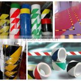 Plastice core PVC adhesive tape, PVC floor masking tape, floor PVC tape