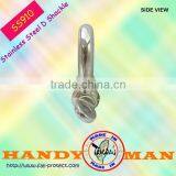Stainless Steel D Shackle thumbnail-3