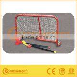 GSSHGSC Metal Hockey Goal Set With Hockey Sticks thumbnail-1