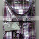 Men's Causal Shirt,short Sleeve,check Design---factory