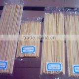 250*3mm BBQ Dried Natural Round Bamboo Sticks