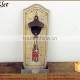 Antique Color Wooden Material Bottle Opener for Bar thumbnail-2