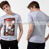 Customized Printed Logo 100% Cotton Promotion Tee Men's t Shirt thumbnail-6