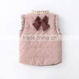 Latest Waistcoat Designs for Baby 2016 Back Bow Cotton Vest thumbnail-2