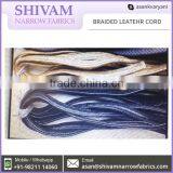 Soft, Subtle and Luxurious Leather Made Braided Leather Cord thumbnail-5