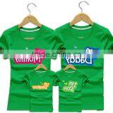 Custom Made Funny Printed 100% Cotton Parent-child t Shirts Short Sleeve Family Matching Tee Shirts thumbnail-3