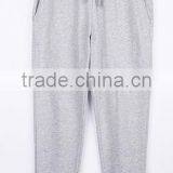 Customized Skinny Sports Pants Pop Style CVC60/40 Cotton Wholesale Cheap Plain Blank Pants thumbnail-1