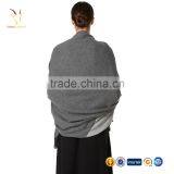 Designer Shawls And Wraps Grey 100 Cashemre Pashmina Shawl Wrap thumbnail-3