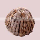 BBG-H-8 High Quality Customized Type Dyed Raccoon Fur Trim for Hood or Collar thumbnail-1