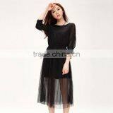 2013 Latest Long Elegant Bohenmia Pleated Dresses thumbnail-1
