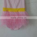 Hot Children Girls Fashion Clothing Ruffle Cherven Romper Summer Vacation Wholesale 2016 Kids Party Clothes thumbnail-3