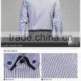 Men's New Stylish Contrast Color Oxford Formal Dress Shirts thumbnail-2