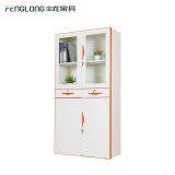2 Tier Cardboard Storage Locker Metal Furniture/combination Storage Cabinet Glass Door thumbnail-1