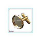 Sell 24K Gold Plated Cuff Links Vintage Jewelry thumbnail-1