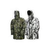 Adjustable Cuffs Hunting Camo Jackets, Multi-Functional Reversible Fishing Camo Jacket With Detachab