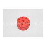 Red Silicone Rubber Cable Grommets Insulative Cable Bushing Wire Jacket