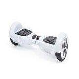 White Dual Wheel Electric Drift Board Self Balancing Scooter With Bluetooth Speakers thumbnail-1