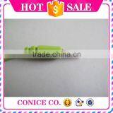 2015 Wholesale Silicone Plastic Plug in Ear Earbuds Stereo Handsfree Wired Microphone Earphones thumbnail-2