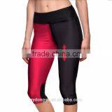 Red Black Yoga Jogging Legging Capris /morning xg Plus Size High Waist Diamond Athletic Yoga Pants