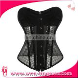 Wholesale sexy woman black Lace mesh body Slimming Shaper corset