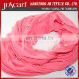 Scarf Accessories Jewelry Solid Color With Rivet Scarf Jewelry thumbnail-1