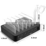 Factory Multi-function Watch Charge Holder Station Restaurant Cell Phone Tablet Charging Station Organizer