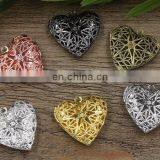 2017 Trending Hot Sale 25mm Heart Shaped Antique Photo Frame Pendant