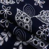 White Cotton Embroidery Lace Fabric Dress thumbnail-3