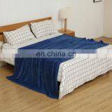 TEX-CEL OEM 100% Polyester Flannel Blanket Two Sides Brushed Fleece Blanket thumbnail-2