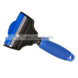 Blue Cheap Small Plastic Cleaning Dog Brush thumbnail-2