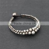 2016 Wax Cord Bead Bracelet Gold Jewelry XE09-0207 thumbnail-2