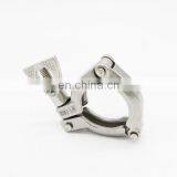 SS304 SS316 Wenzhou Hygienic 2" Triclover Clamp Three Piece TC Clamp thumbnail-4