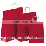 OEM whitepaper foldable shopping bags with logo