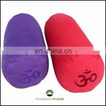 Wholesale Buckwheat Cylindrical Yoga Bolster Pillows thumbnail-2