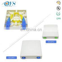 Manufacturing High Quality Fiber Optic Faceplate 2 Port FTTH Wall Terminal Box thumbnail-4