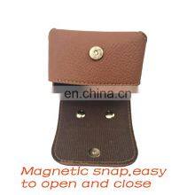 Luxury PU Leather Dog Poop Bag Holder Waterproof and Durable Luxury Poop Bag Dispenser thumbnail-5