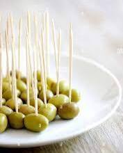 Cocktail Sticks for Olives Cheese Cocktail Picks Green Olive Toothpick thumbnail-1