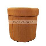 Inner Bin Solid Foldable Storage Ottoman thumbnail-6