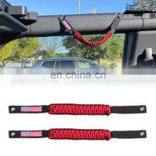 Paracord Roll Bar Front Rear Grab Handles Parts for Ford Bronco 2021 2022