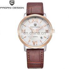 PAGANI DESIGN 2759 New Luxury Brand Rose Gold Causal Calendar Chronograph Analog Quartz Movement Sports Elegant Women Watch thumbnail-4