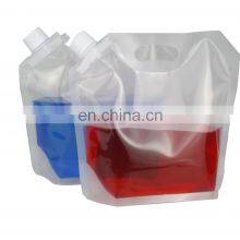 High Quality transparent plastic bags Custom printed eco friendly beverage plastic bags for sale