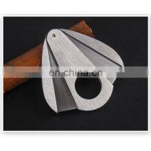 Factory Supply Desktop Engraved Manufacturer Logo Stainless Steel Scissors Luxury Custom Cigar Cutters thumbnail-5