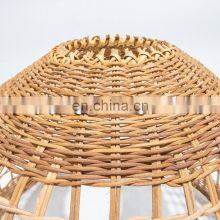New Arrival 2023 Wicker Woven Lamp Light Shade Hot Unique Rattan Lamp Shade Hanging Pendant Light Best Wholesale thumbnail-4
