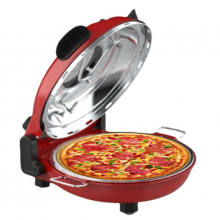 12-inch aluminum red 1200w electric home pizza maker