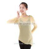(WE01119) Ballet Warm Up, Dance Warm Up, Mesh Dance Tops, Long Sleeve Dance Tops thumbnail-3
