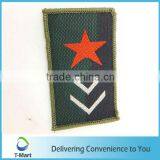 Star Embroidery Badge/Sticker/patch Design Woven Label for Clothings, Bags, and Garments thumbnail-1