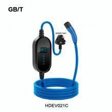 Portable Electric Car Charger Schuko(16A) To GB/T Home Charger for New Energy Vehicle 7kw Charger HDEV021 thumbnail-2