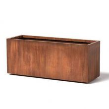 Youlite Outdoor Popular Weather Resistant Flower Pot Round Square Red Rust for Outdoor Spaces Corten Steel Planter Box